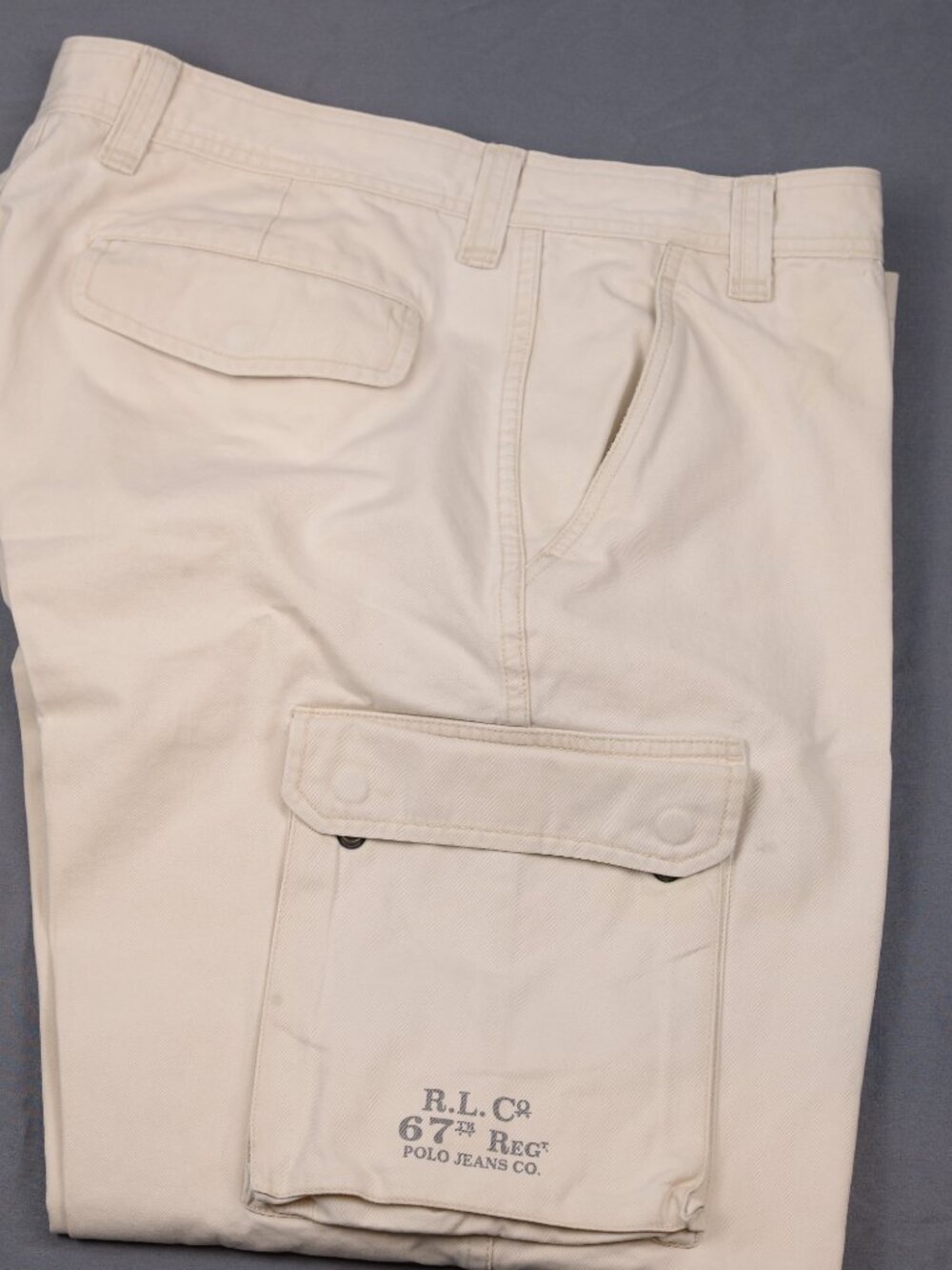 Polo Ralph Laren Military Cargo Pants Beige 38x31